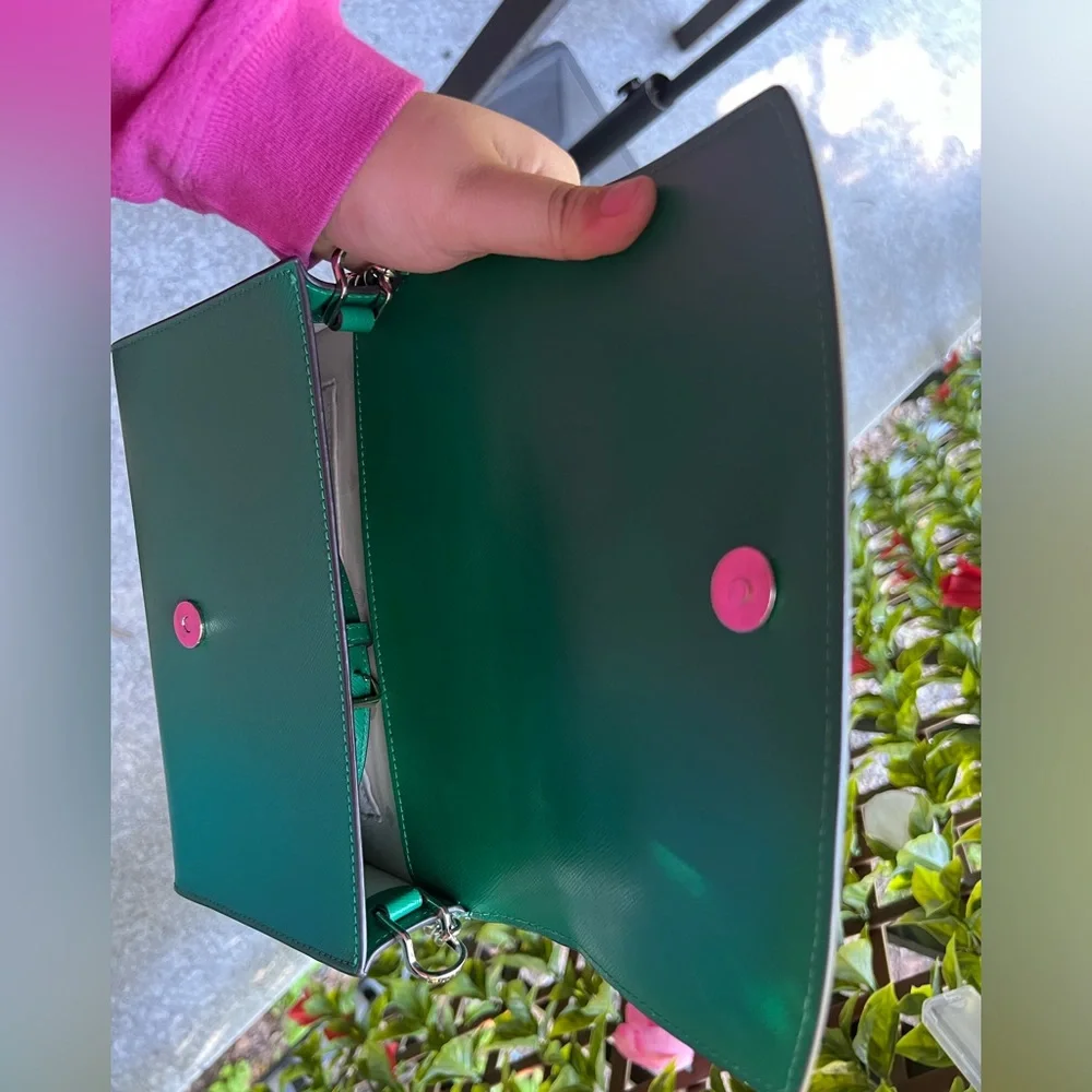 Kate Spade Green shoulder + crossbody bag - Picture 2 of 5